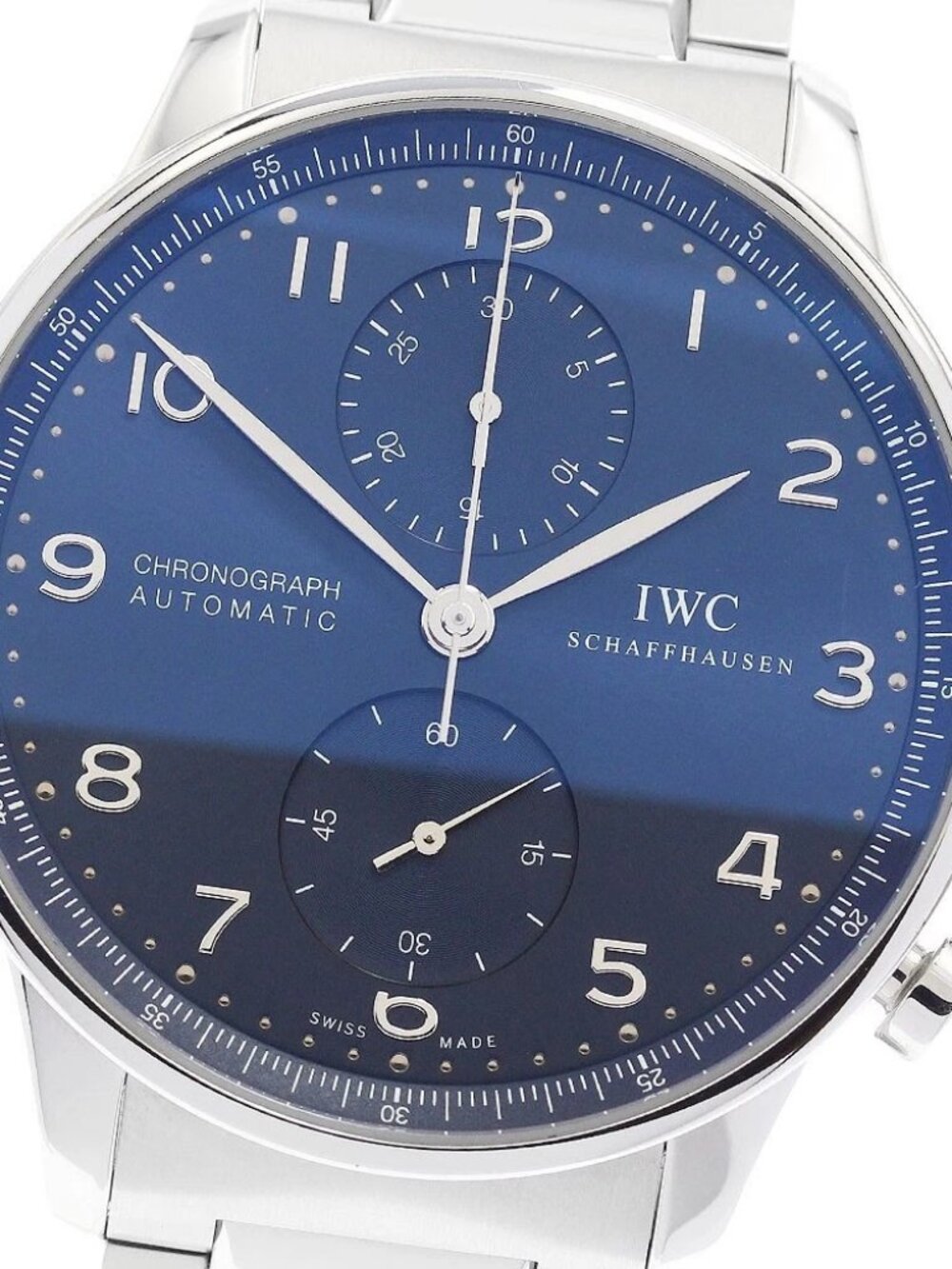 IWC SCHAFFHAUSEN Portugese IW371491 blue Dial Automatic Men's Watch_907276